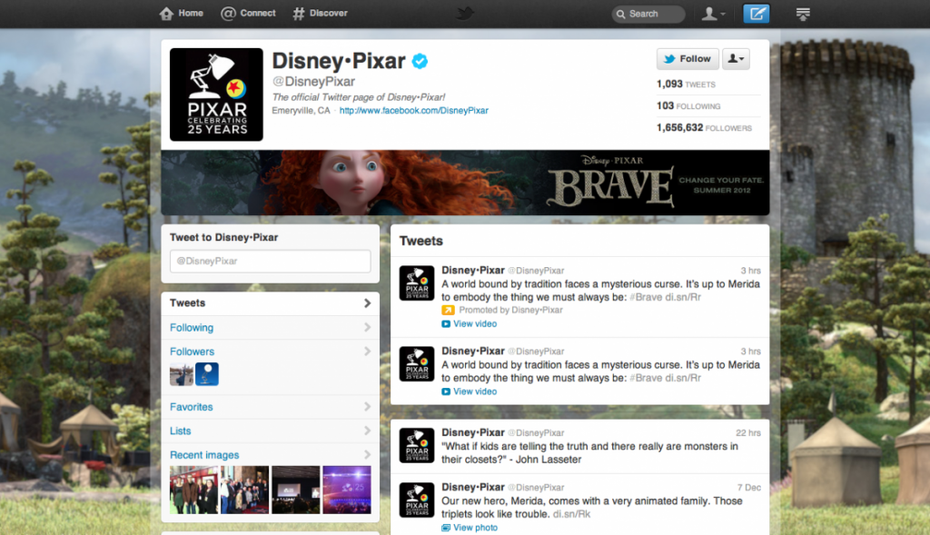 pixar-twitter-page